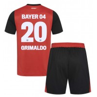 Bayer Leverkusen Alejandro Grimaldo #20 Hjemme Trøje Børn 2024-25 Kortærmet (+ Korte bukser)